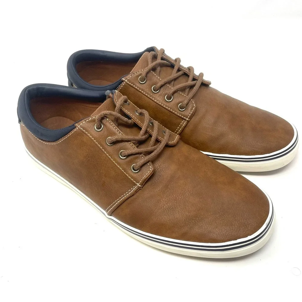 Goodfellow & Co Men's‎ Classic Brown Jack Apparel Lace-Up Sneakers Sz. 9.5 M